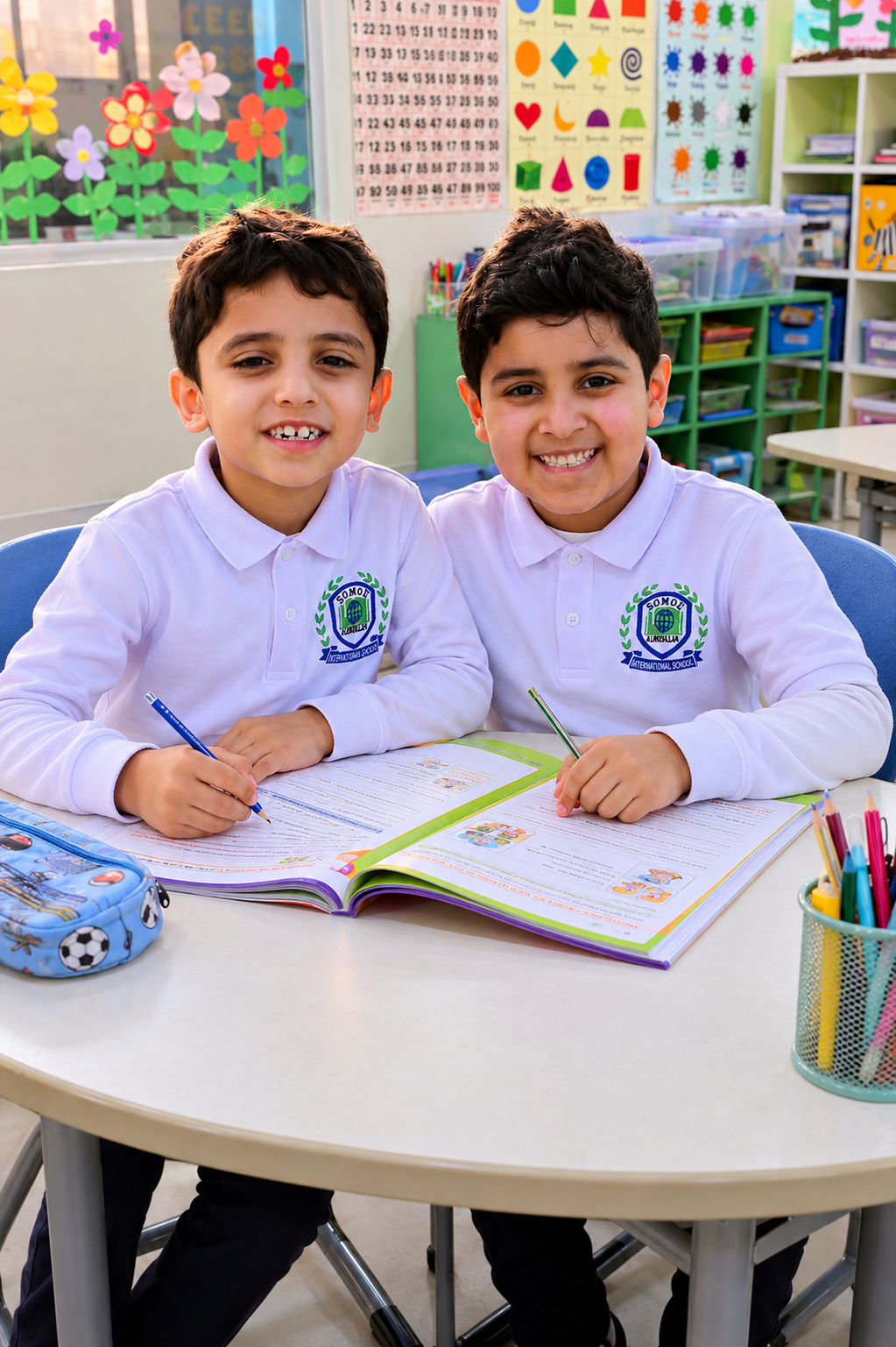 SAIS Primary Years students working at their desks